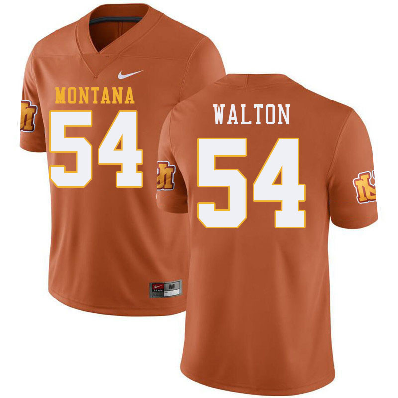 Montana Grizzlies #54 Cooper Walton College Football Jerseys Stitched Sale-Throwback